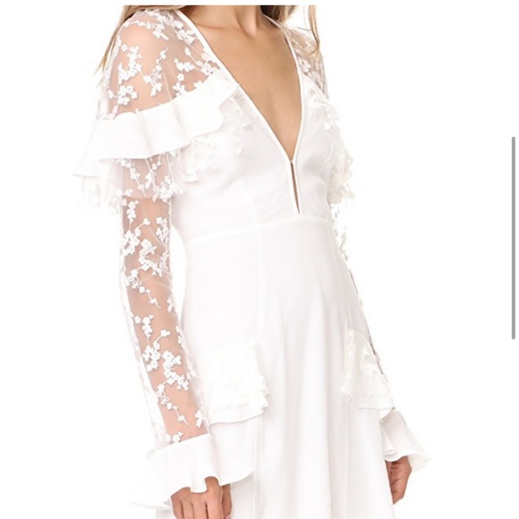 For Love & Lemons Rosebud Embroidery Mini Dress - Picture 6 of 9